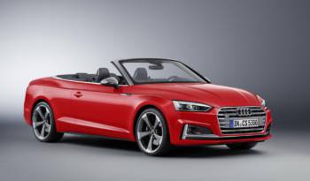 Audi A5 and S5 Cabriolet will be introduced at NAIAS