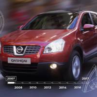 Nissan will celebrate 10 years since the launch of the new Qashqai