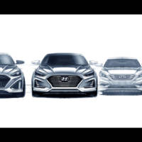 Hyundai Sonata facelift - First design sketches