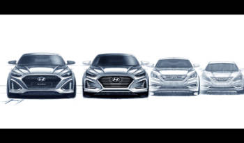 Hyundai Sonata facelift - First design sketches