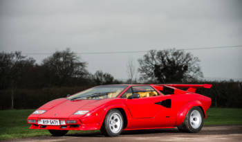 Record setting Lamborghini Countach to be auctioned