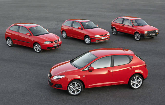 Seat Ibiza reaches three decades since first launch