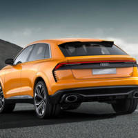 Audi Q8 Sport Concept is a 474 HP hybrid SUV-coupe