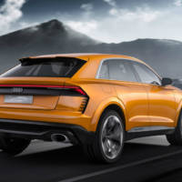 Audi Q8 Sport Concept is a 474 HP hybrid SUV-coupe