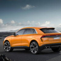 Audi Q8 Sport Concept is a 474 HP hybrid SUV-coupe
