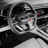 Audi Q8 Sport Concept is a 474 HP hybrid SUV-coupe