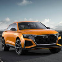 Audi Q8 Sport Concept is a 474 HP hybrid SUV-coupe