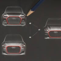 New Audi A6, A7, A8 - Official sketch