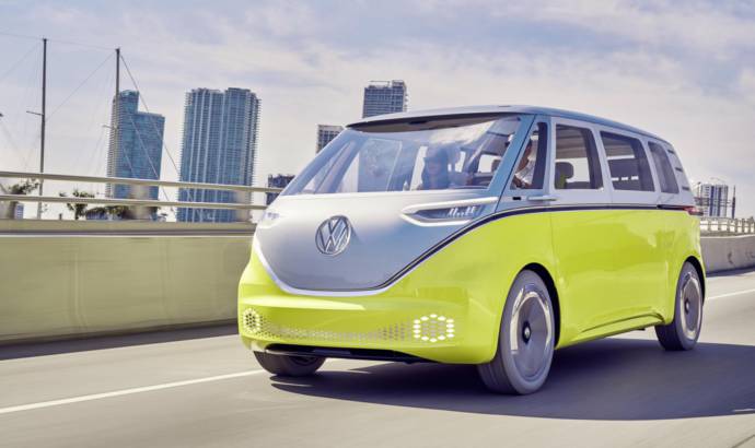 Volkswagen I.D. Buzz Concept makes European debut