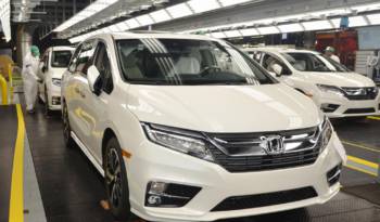 2018 Honda Odyssey enters production in Alabama