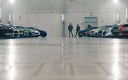 Aston Martin second UK factory invaded by classic cars
