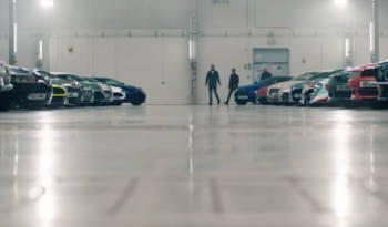 Aston Martin second UK factory invaded by classic cars