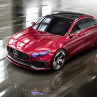 Mercedes Concept A sedan showcased in Shanghai