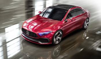 Mercedes Concept A sedan showcased in Shanghai