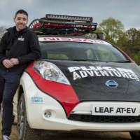 Nissan Leaf AT-EV is the first electric car to compete in Mongol Rally