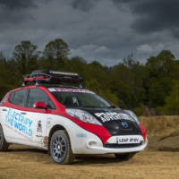 Nissan Leaf AT-EV is the first electric car to compete in Mongol Rally