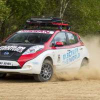 Nissan Leaf AT-EV is the first electric car to compete in Mongol Rally