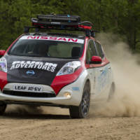 Nissan Leaf AT-EV is the first electric car to compete in Mongol Rally