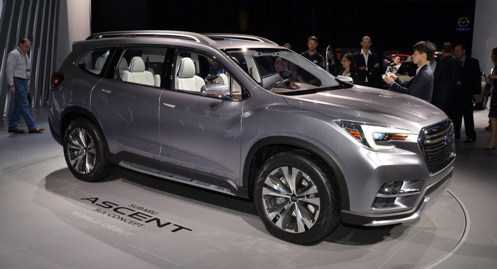 Subaru Ascent Concept previews a 3row SUV CarSession