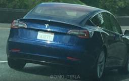 Tesla Model 3 - Spy videos