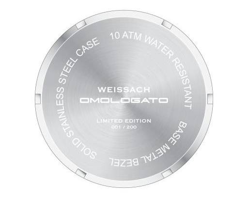 Omologato Weissach watch is dedicated to Porsche track
