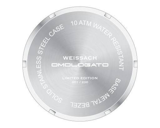 Omologato Weissach watch is dedicated to Porsche track
