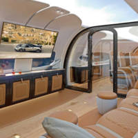 Pagani designed the cabin of a private Airbus
