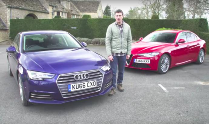 VIDEO: New Alfa Romeo Giulia vs Audi A4