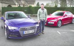 VIDEO: New Alfa Romeo Giulia vs Audi A4