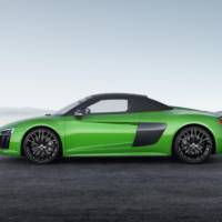 Audi R8 V10 Spyder Plus officially introduced