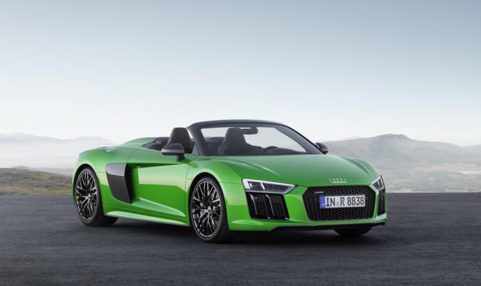 Audi R8 V10 Spyder Plus officially introduced