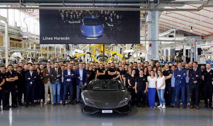 Production record for Lamborghini: 8.000 Huracan produced in 3 years