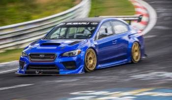 A special Subaru WRX STI set a new lap record around the Nurburgring