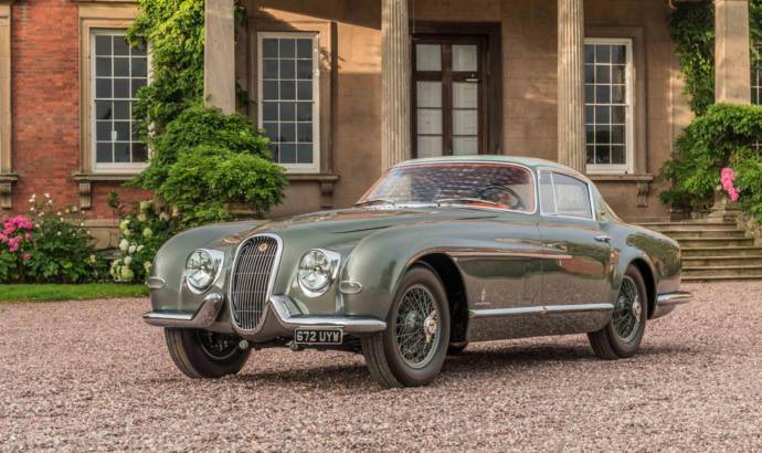 1954 Jaguar XK 120 by Pininfarina makes public appearance at Pebble Beach