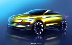 European premiere - Skoda Vision E will come to Frankfurt
