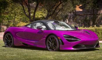 Fux Fuchsia McLaren 720S presented in Pebble Beach