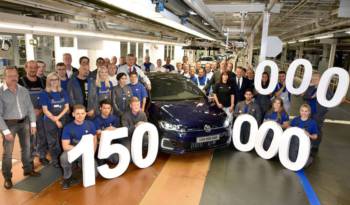 Party in Germany - 150 millionth Volkswagen leaves plant in Wolfsburg