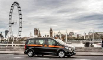 Mercedes-Benz Vito Taxi becoming popular in London