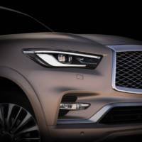 2018 Infiniti QX80 - official teaser pictures