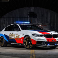 BMW revealed the 2018 M5 MotoGP Safety Car