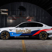 BMW revealed the 2018 M5 MotoGP Safety Car
