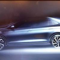First teaser with the Volkswagen Virtus, the budget sedan
