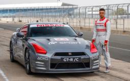 Nissan GT-R/C supercar driven with a remote control