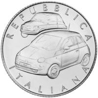 Special coin for Fiat 500 anniversary