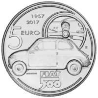 Special coin for Fiat 500 anniversary