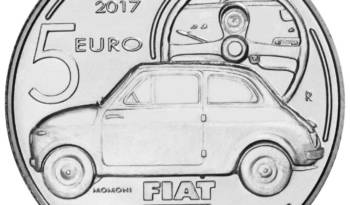 Special coin for Fiat 500 anniversary