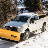 2018 Nissan TITAN XD already available with a snow plow