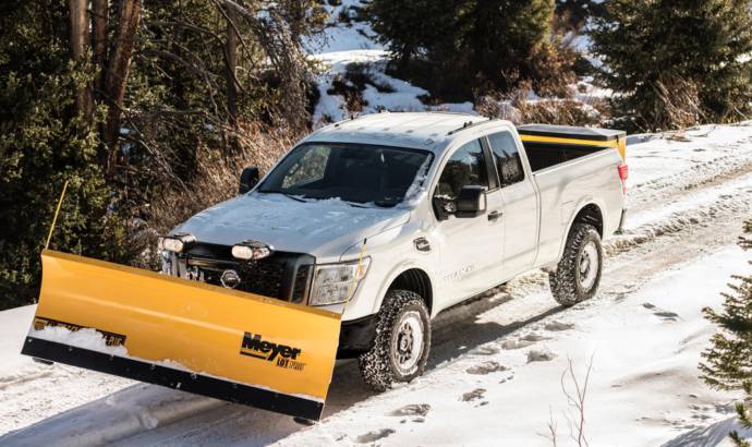 2018 Nissan TITAN XD already available with a snow plow