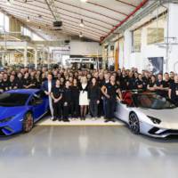 Lamborghini Huracan and Aventador reach new milestones