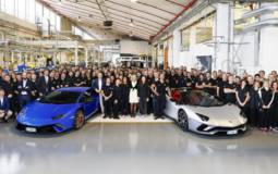 Lamborghini Huracan and Aventador reach new milestones